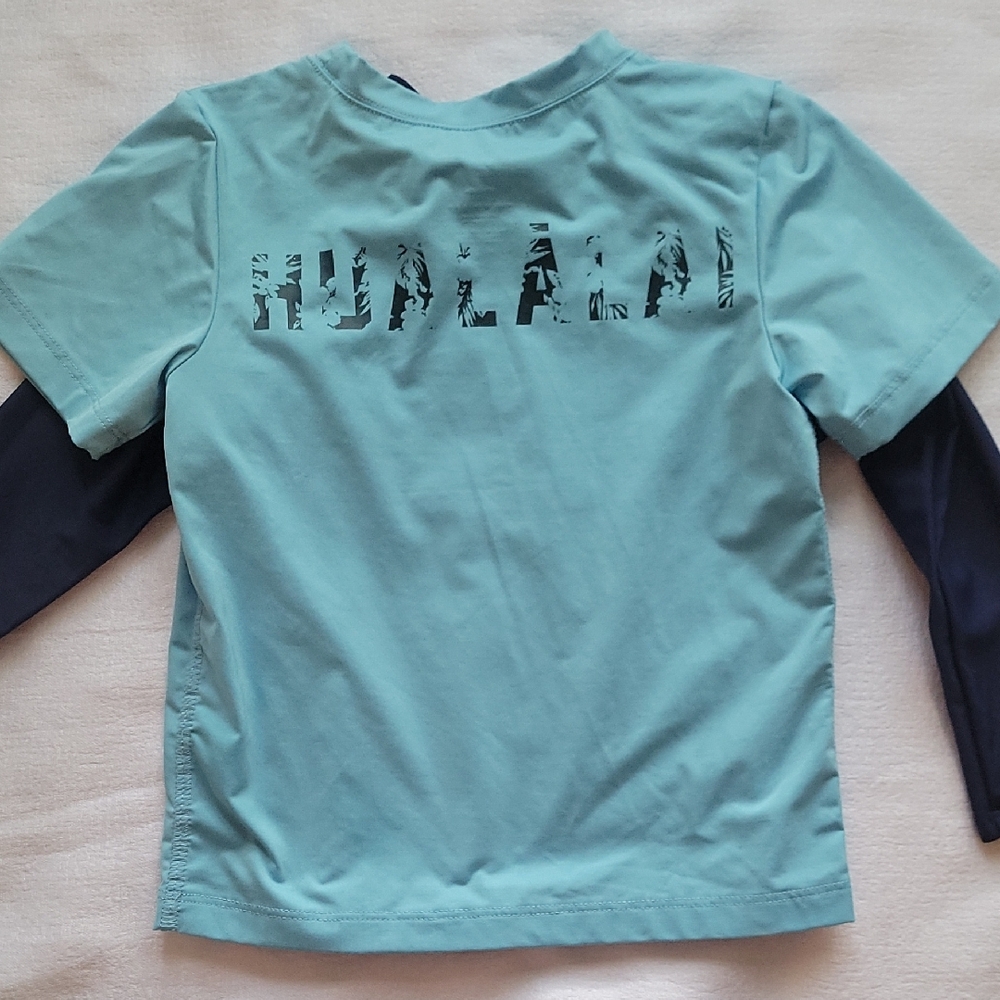 Minnow 3/4T NavyLong Sleeve and Light Blue Sol Angeles Short Sleeve Shirts - Picture 4 of 4